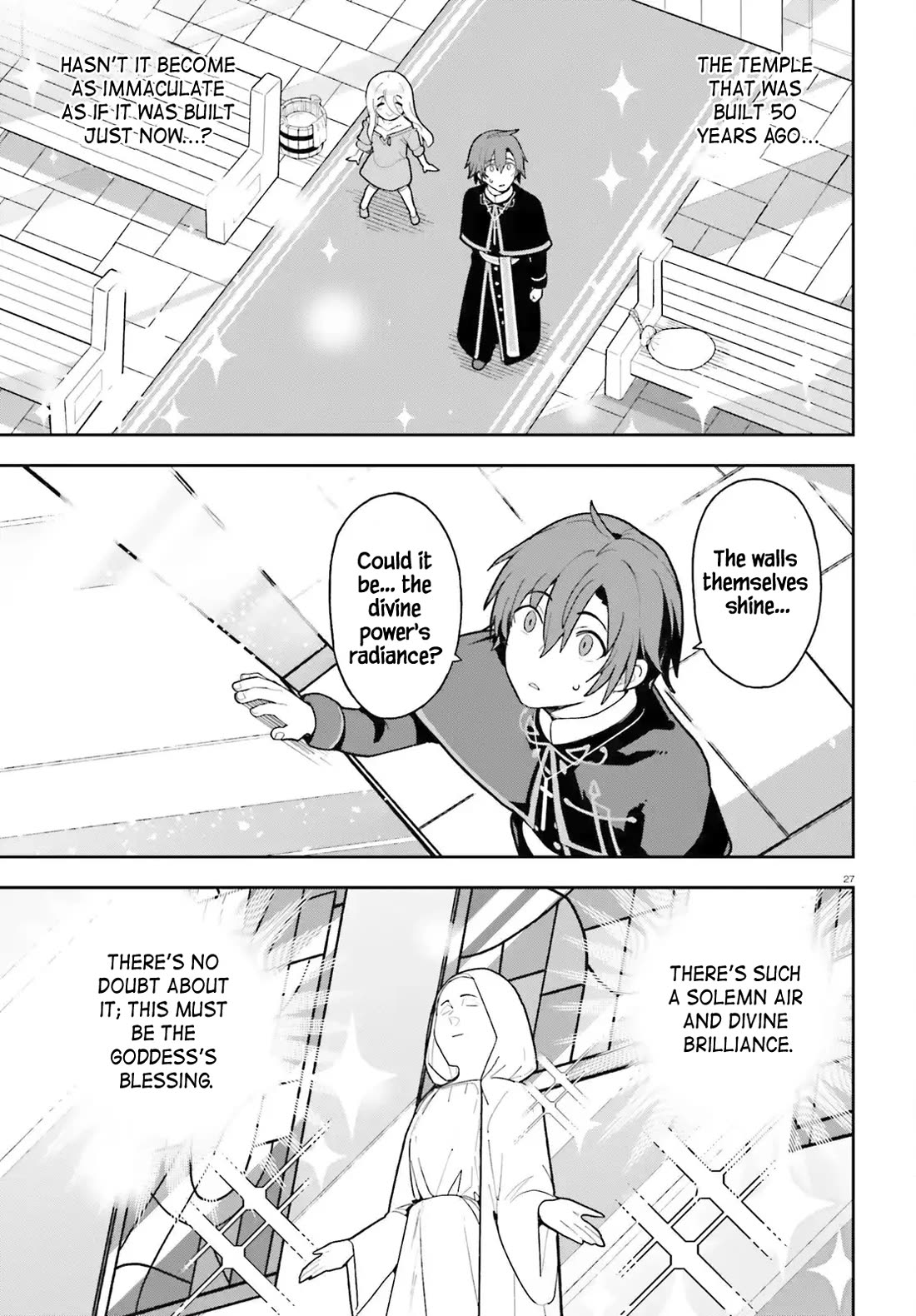 I'm Just a Mob Priest, but Since I Realized This World is an Otome Game, I'll Train the Heroine Chapter 2 page 27 - Chapter 2: I will help you