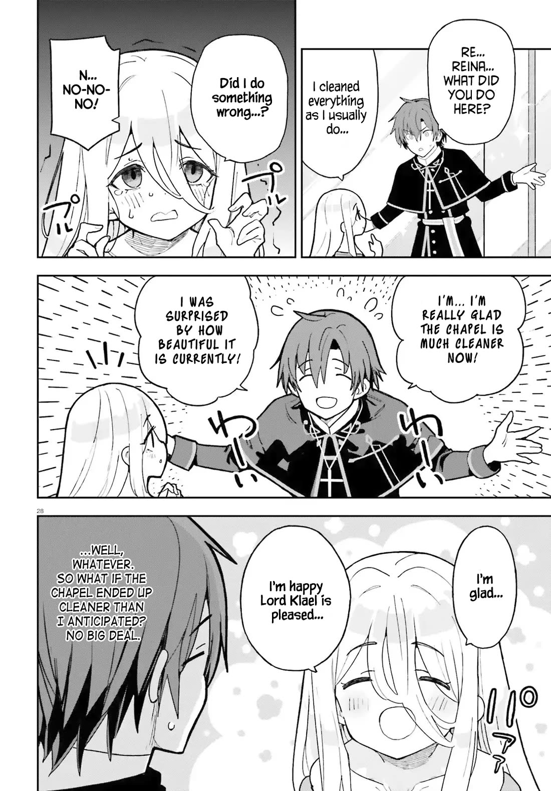 I'm Just a Mob Priest, but Since I Realized This World is an Otome Game, I'll Train the Heroine Chapter 2 page 28 - Chapter 2: I will help you