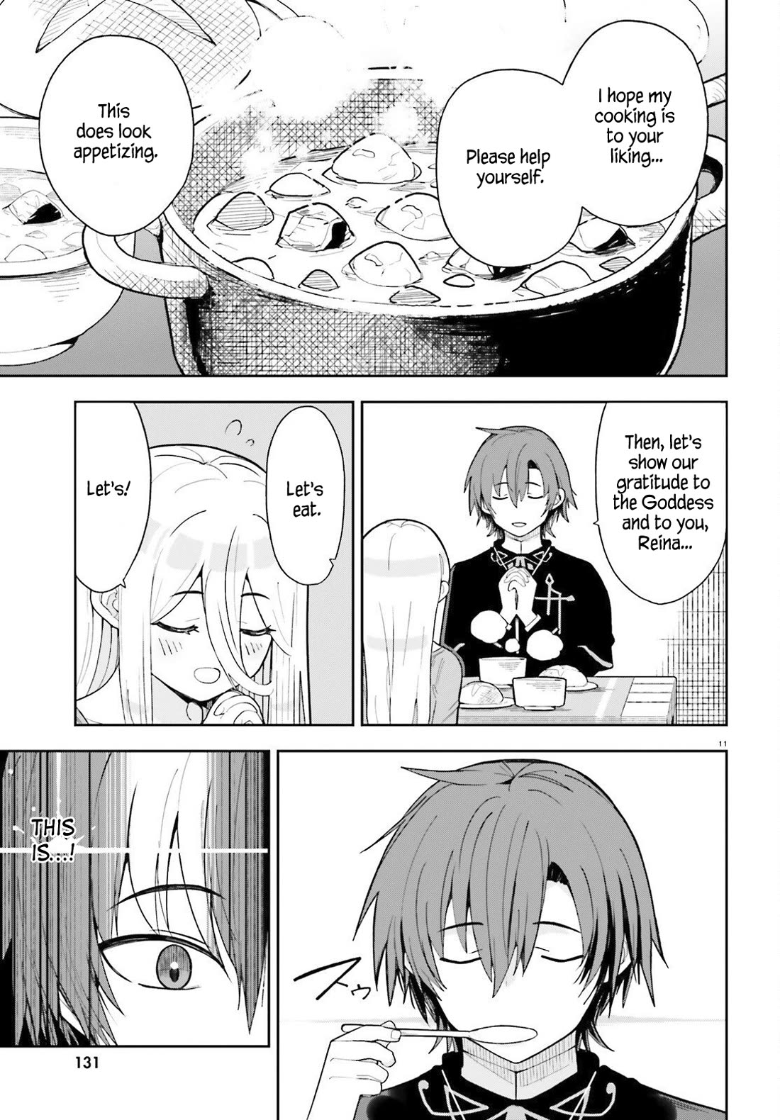 I'm Just a Mob Priest, but Since I Realized This World is an Otome Game, I'll Train the Heroine Chapter 3 page 11 - Chapter 3: The Saint's unending miracles