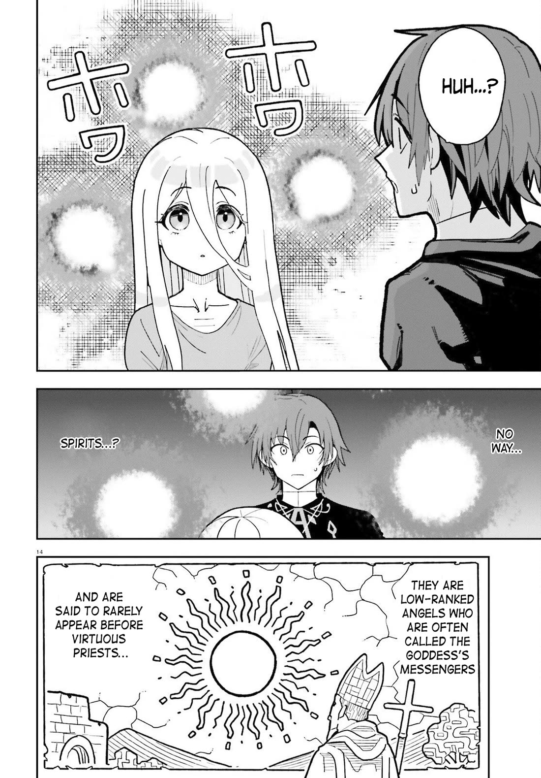 I'm Just a Mob Priest, but Since I Realized This World is an Otome Game, I'll Train the Heroine Chapter 3 page 14 - Chapter 3: The Saint's unending miracles