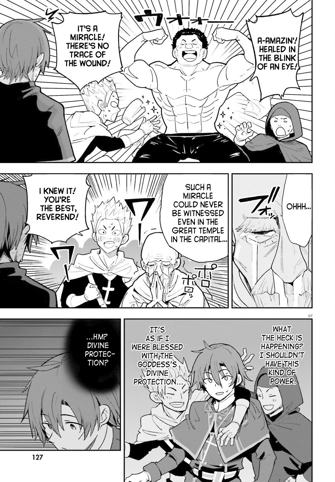 I'm Just a Mob Priest, but Since I Realized This World is an Otome Game, I'll Train the Heroine Chapter 3 page 7 - Chapter 3: The Saint's unending miracles