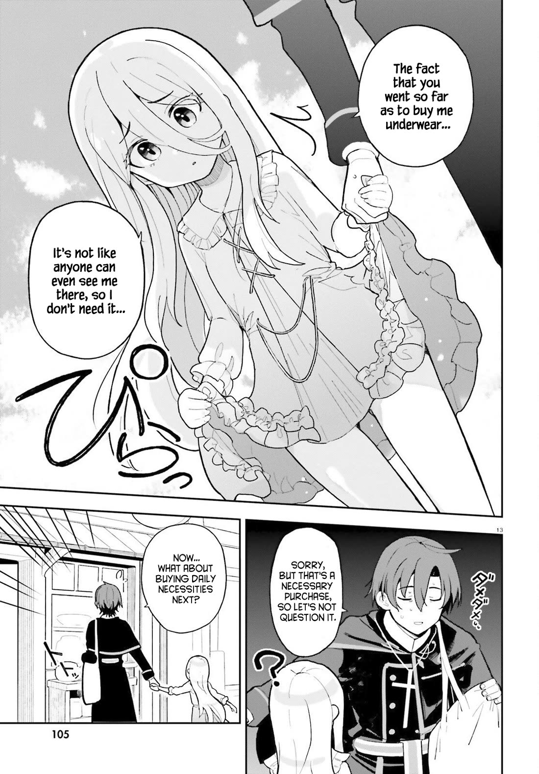 I'm Just a Mob Priest, but Since I Realized This World is an Otome Game, I'll Train the Heroine Chapter 4 page 13 - Chapter 4: Let's change clothes!