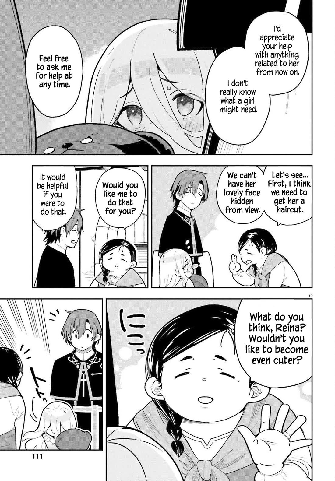 I'm Just a Mob Priest, but Since I Realized This World is an Otome Game, I'll Train the Heroine Chapter 4 page 19 - Chapter 4: Let's change clothes!