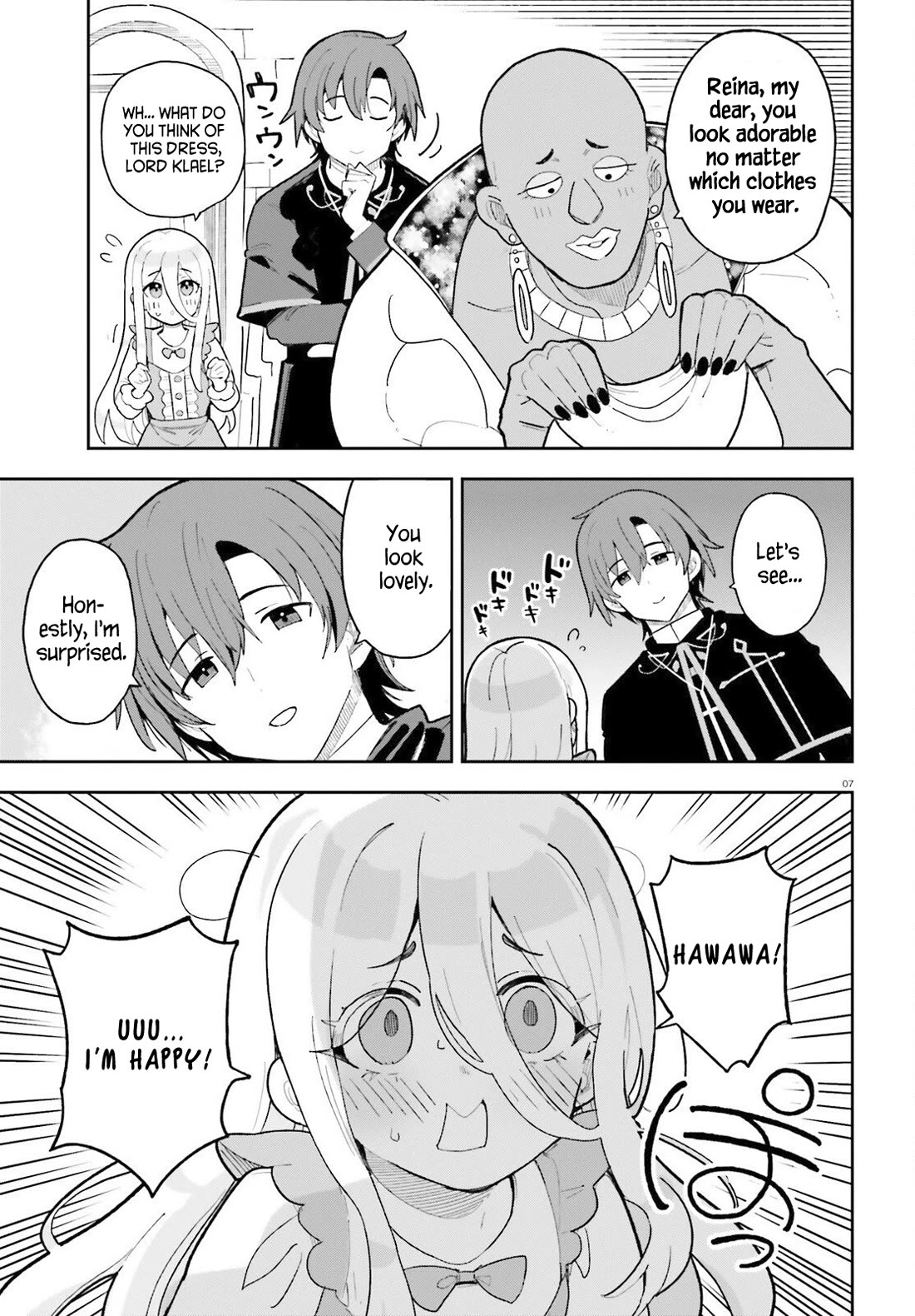 I'm Just a Mob Priest, but Since I Realized This World is an Otome Game, I'll Train the Heroine Chapter 4 page 7 - Chapter 4: Let's change clothes!