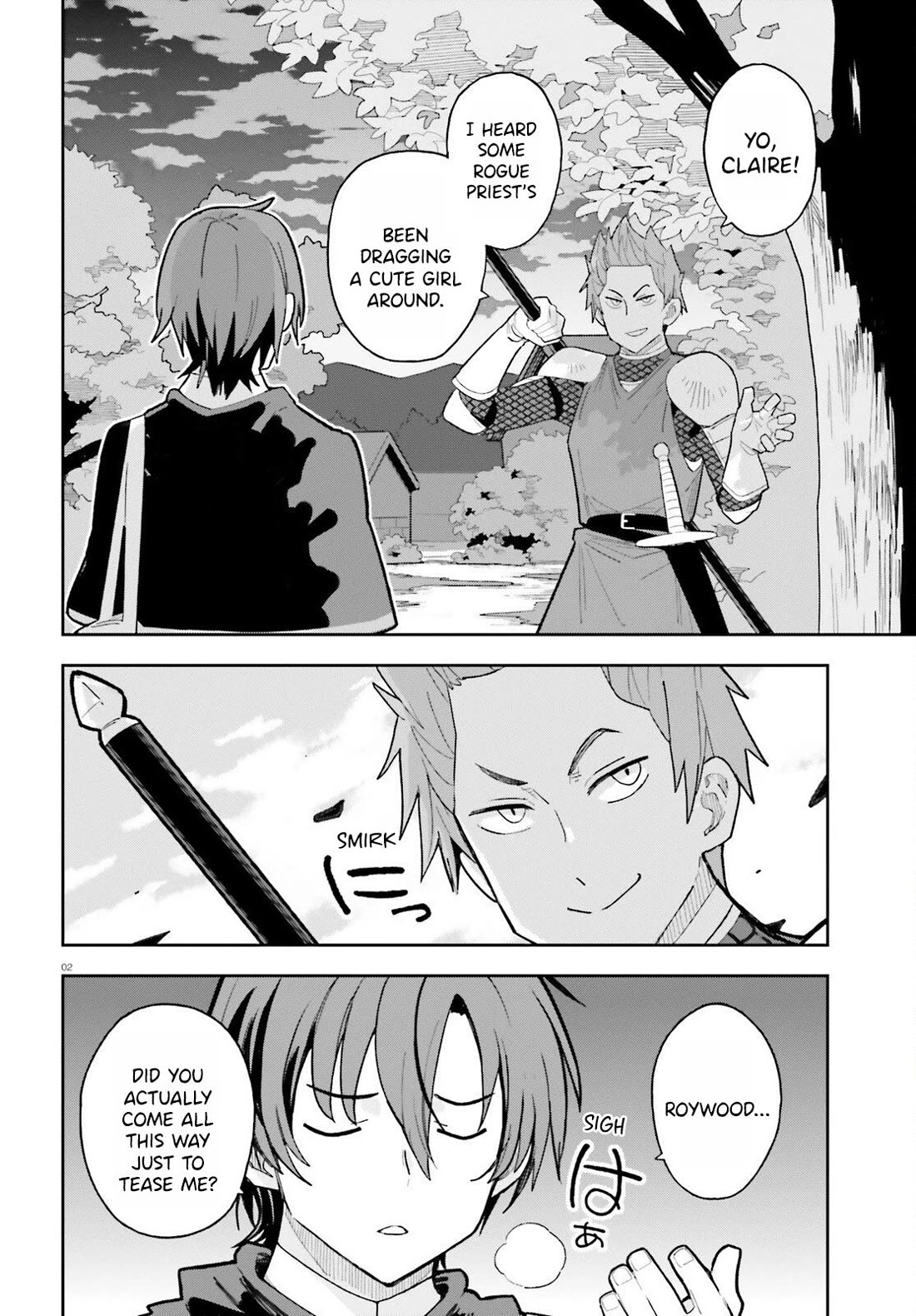 I'm Just a Mob Priest, but Since I Realized This World is an Otome Game, I'll Train the Heroine Chapter 5 page 3 - Chapter 5: A Time of Blessing