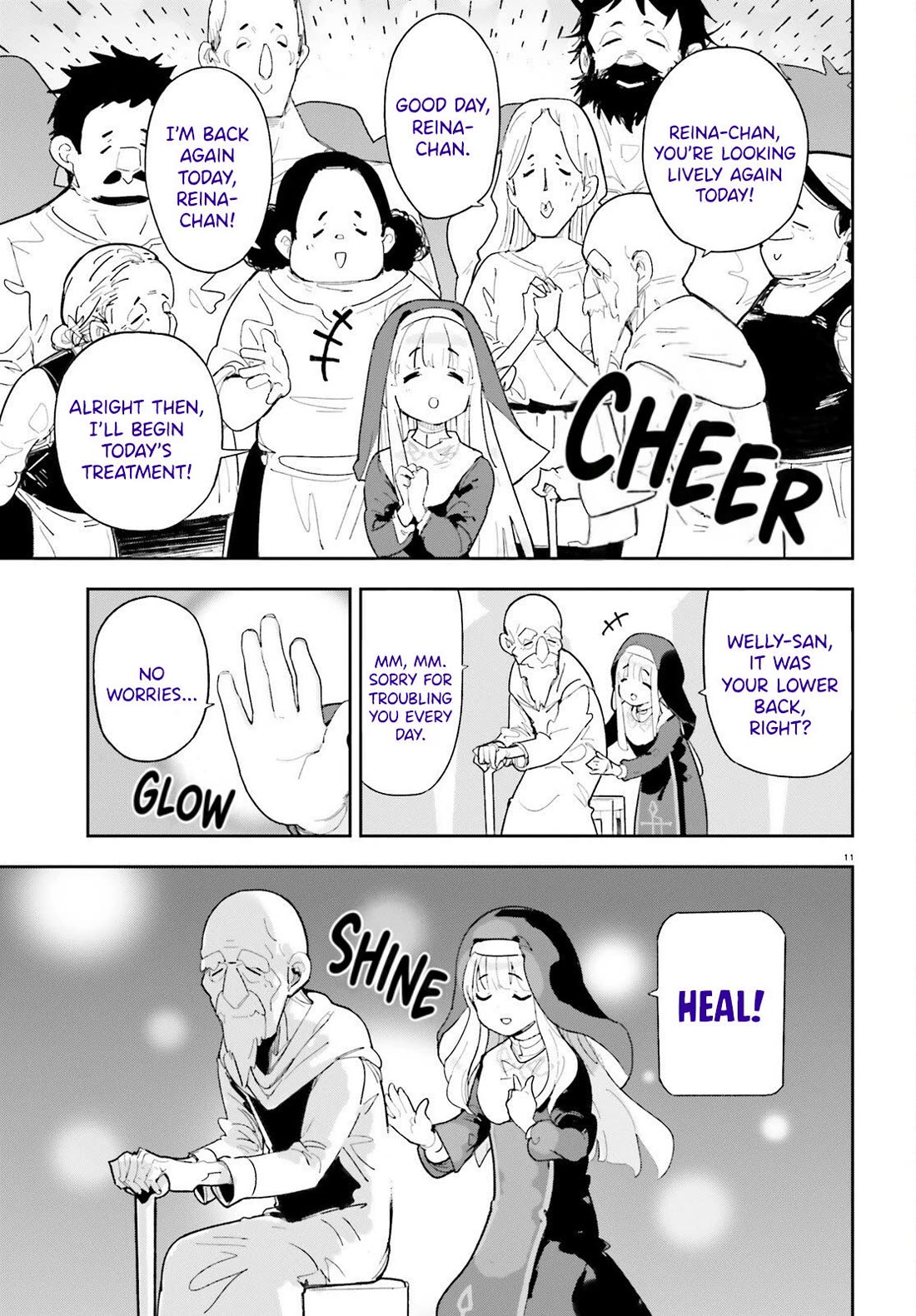 I'm Just a Mob Priest, but Since I Realized This World is an Otome Game, I'll Train the Heroine Chapter 6 page 11 - Chapter 6: Helping with Temple Duties