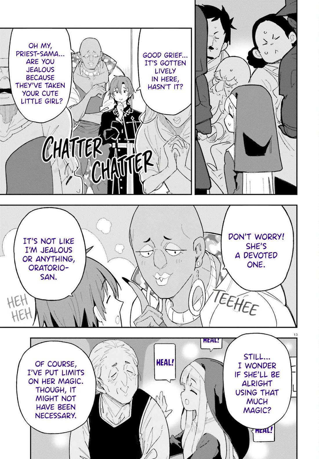 I'm Just a Mob Priest, but Since I Realized This World is an Otome Game, I'll Train the Heroine Chapter 6 page 13 - Chapter 6: Helping with Temple Duties