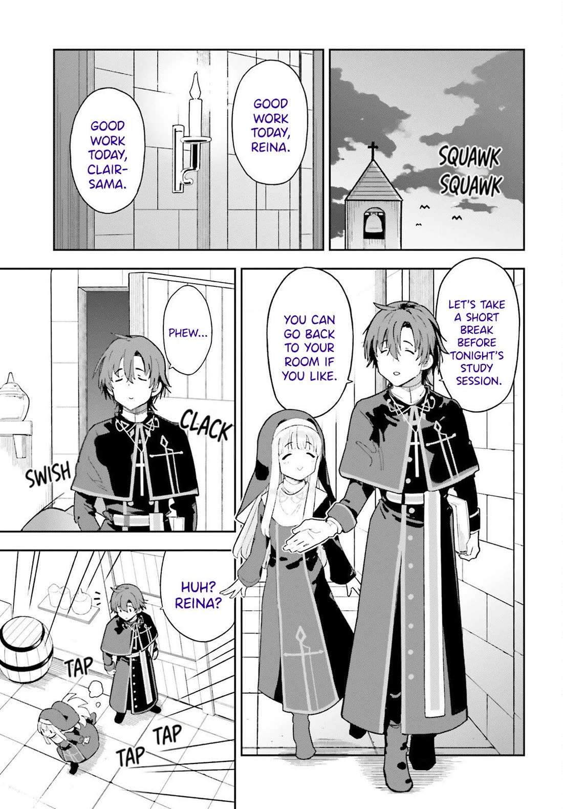 I'm Just a Mob Priest, but Since I Realized This World is an Otome Game, I'll Train the Heroine Chapter 6 page 17 - Chapter 6: Helping with Temple Duties