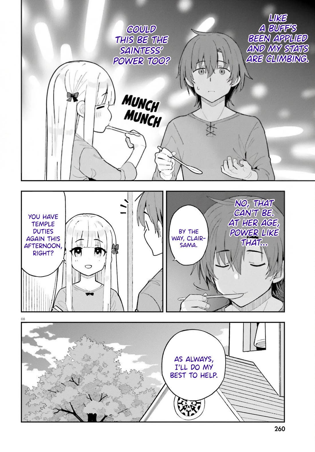 I'm Just a Mob Priest, but Since I Realized This World is an Otome Game, I'll Train the Heroine Chapter 6 page 8 - Chapter 6: Helping with Temple Duties