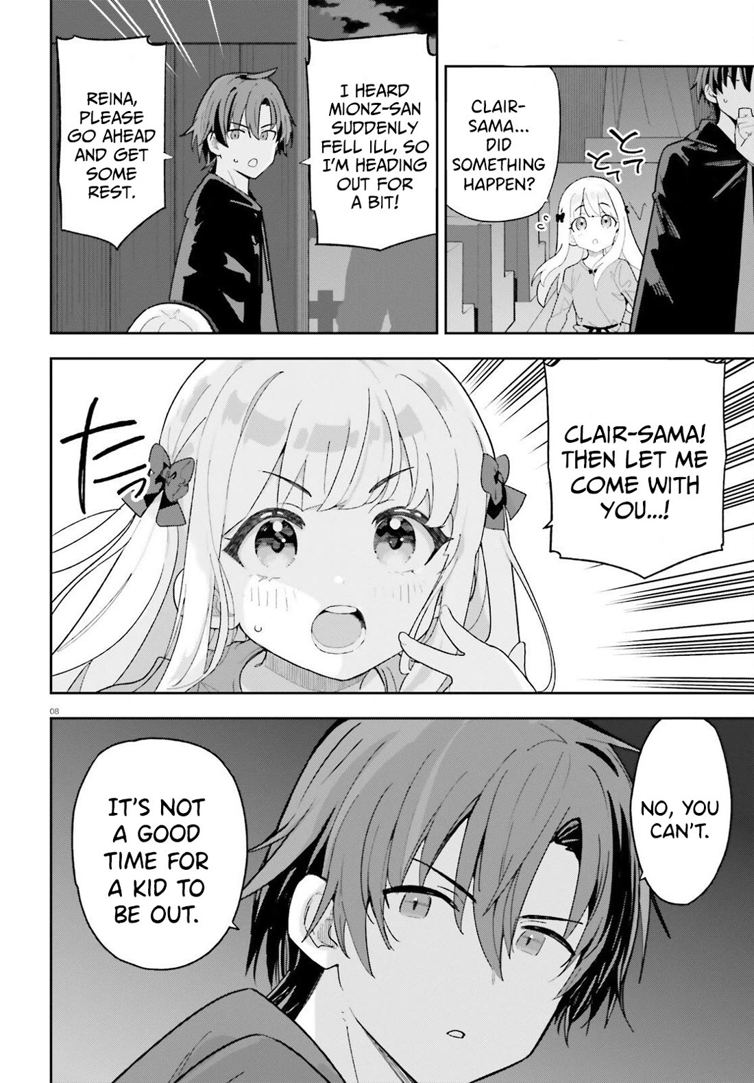 I'm Just a Mob Priest, but Since I Realized This World is an Otome Game, I'll Train the Heroine Chapter 7 page 9 - Chapter 7: Those Who Move in the Shadows
