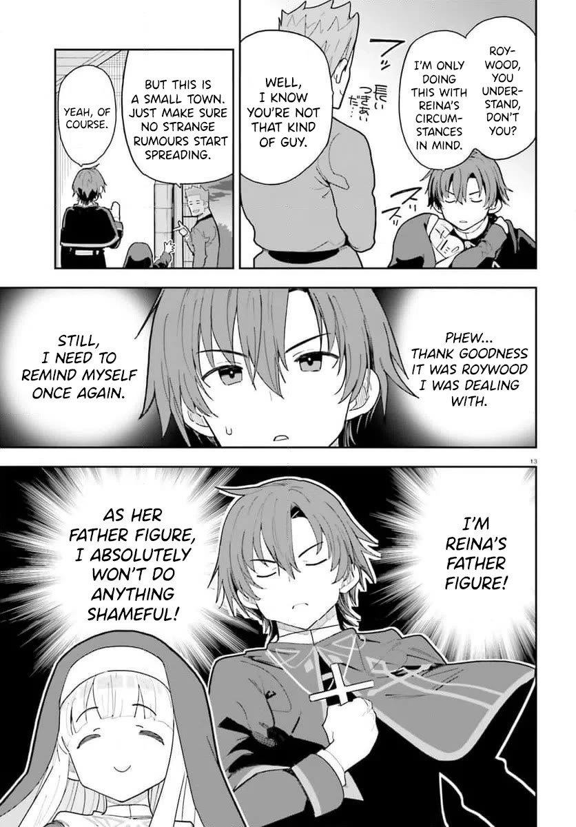 I'm Just a Mob Priest, but Since I Realized This World is an Otome Game, I'll Train the Heroine Chapter 9 page 14 - Chapter 9: As a Daddy