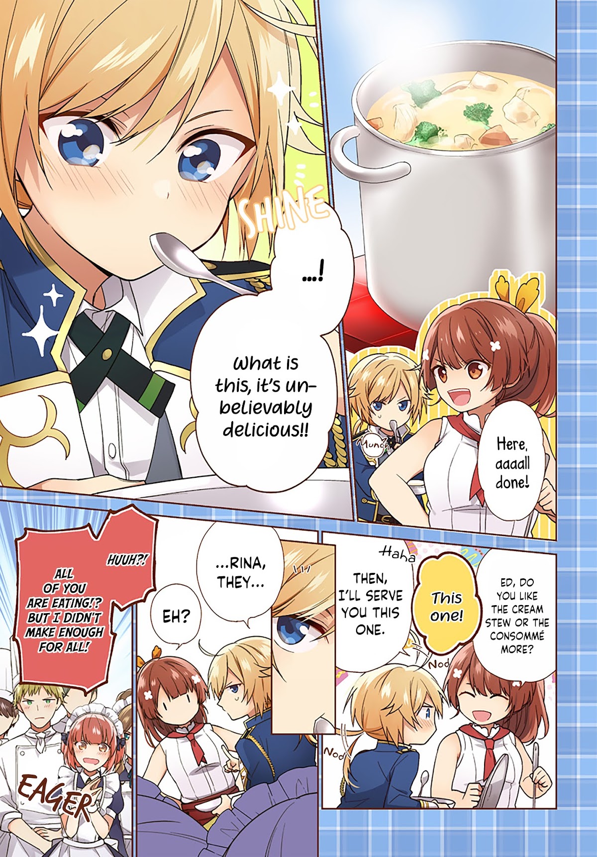 I'm Not the Saint, so I'll Just Leisurely Make Food at the Royal Palace Chapter 1.1 page 1 - Chapter 1.1