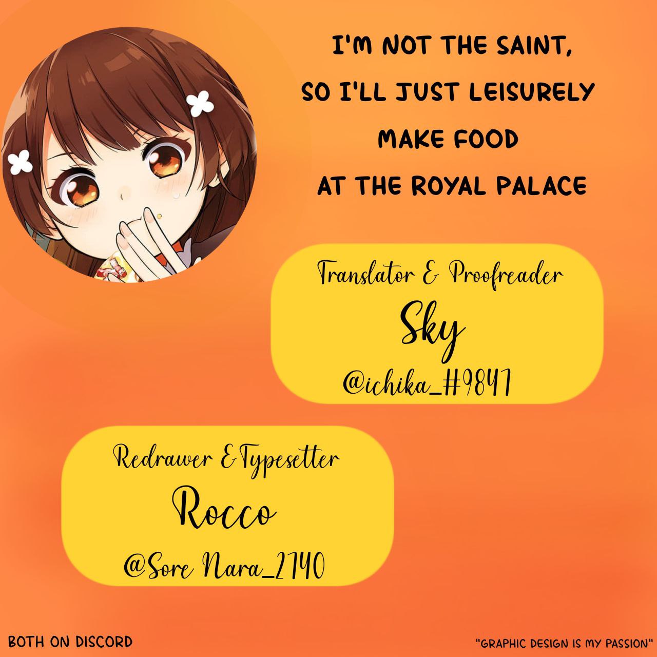 I'm Not the Saint, so I'll Just Leisurely Make Food at the Royal Palace Chapter 15.1 page 11 - Chapter 15.1