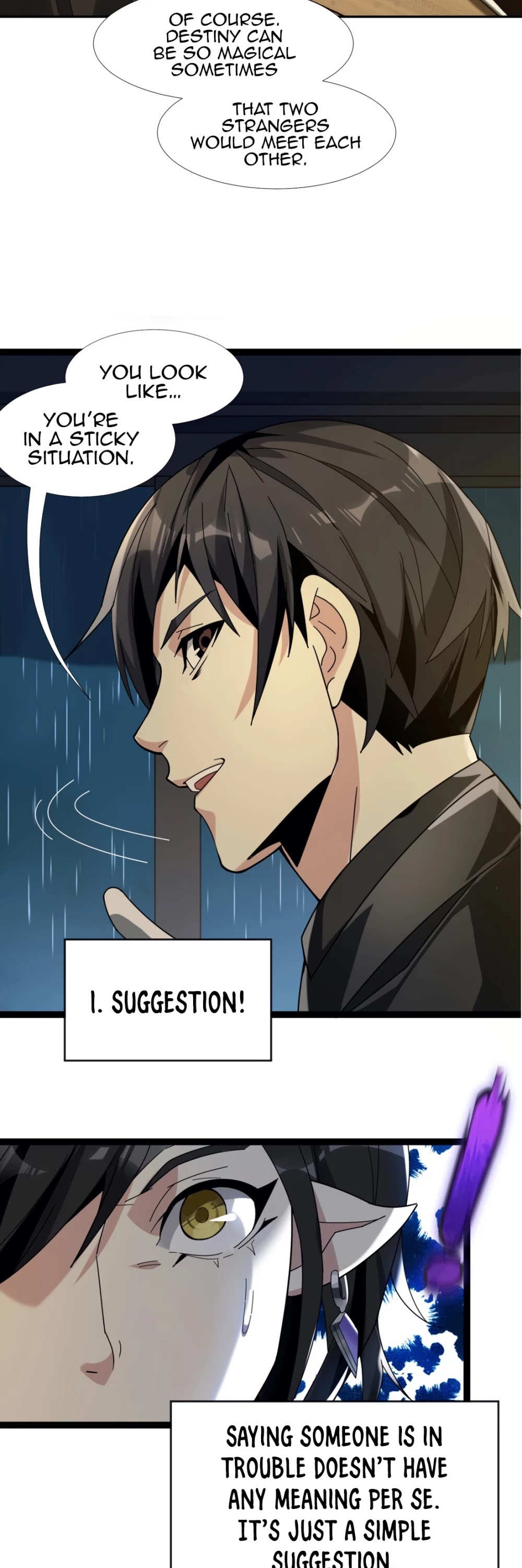I'm Really Not the Evil God's Lackey Chapter 1 page 31 - Chapter 1: Visitor On a Rainy Night