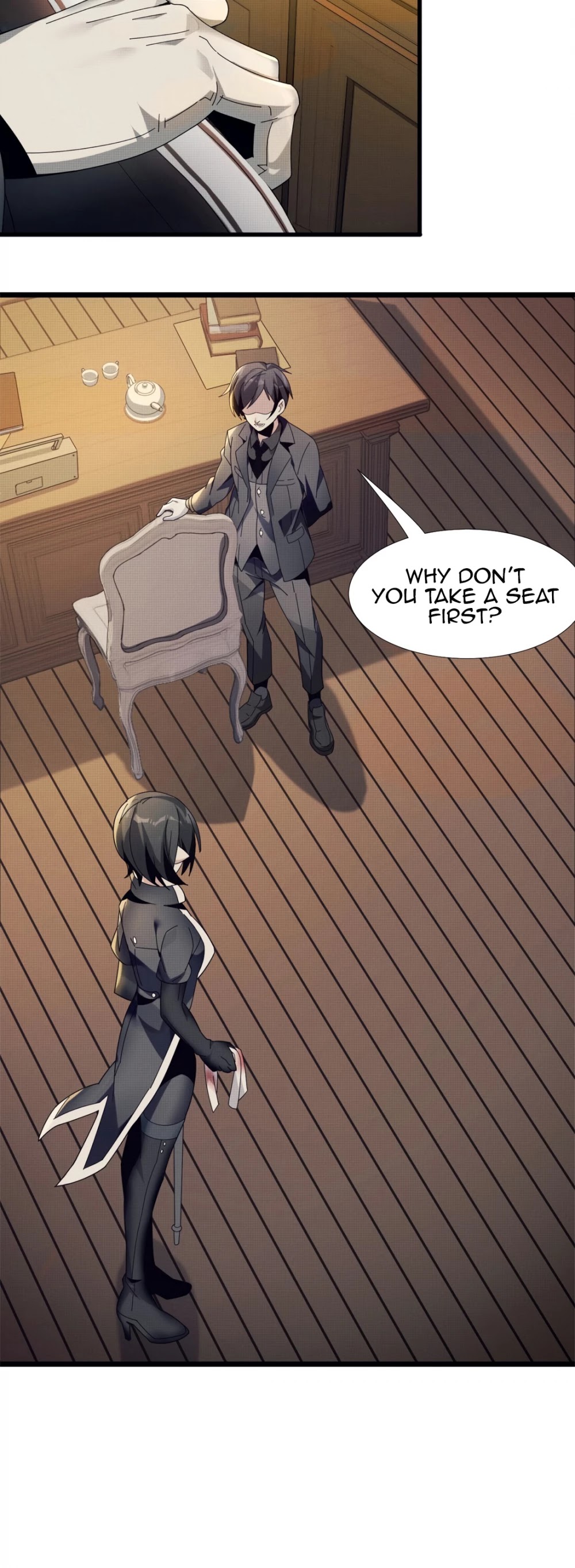 I'm Really Not the Evil God's Lackey Chapter 1 page 35 - Chapter 1: Visitor On a Rainy Night