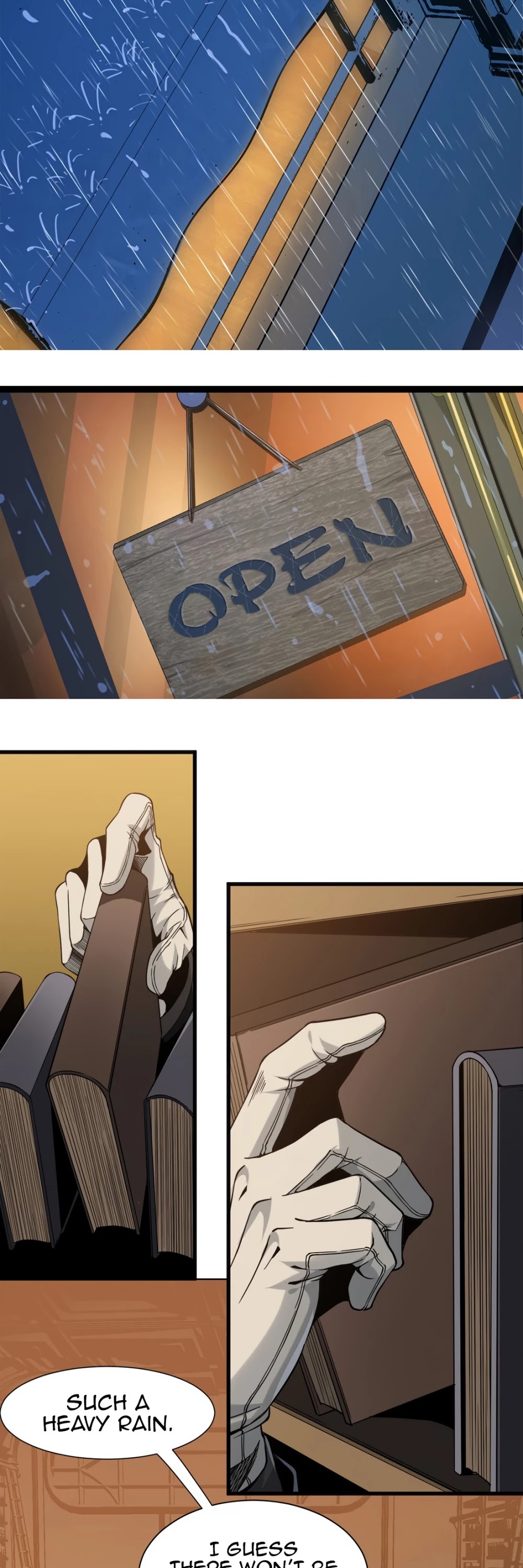 I'm Really Not the Evil God's Lackey Chapter 1 page 4 - Chapter 1: Visitor On a Rainy Night