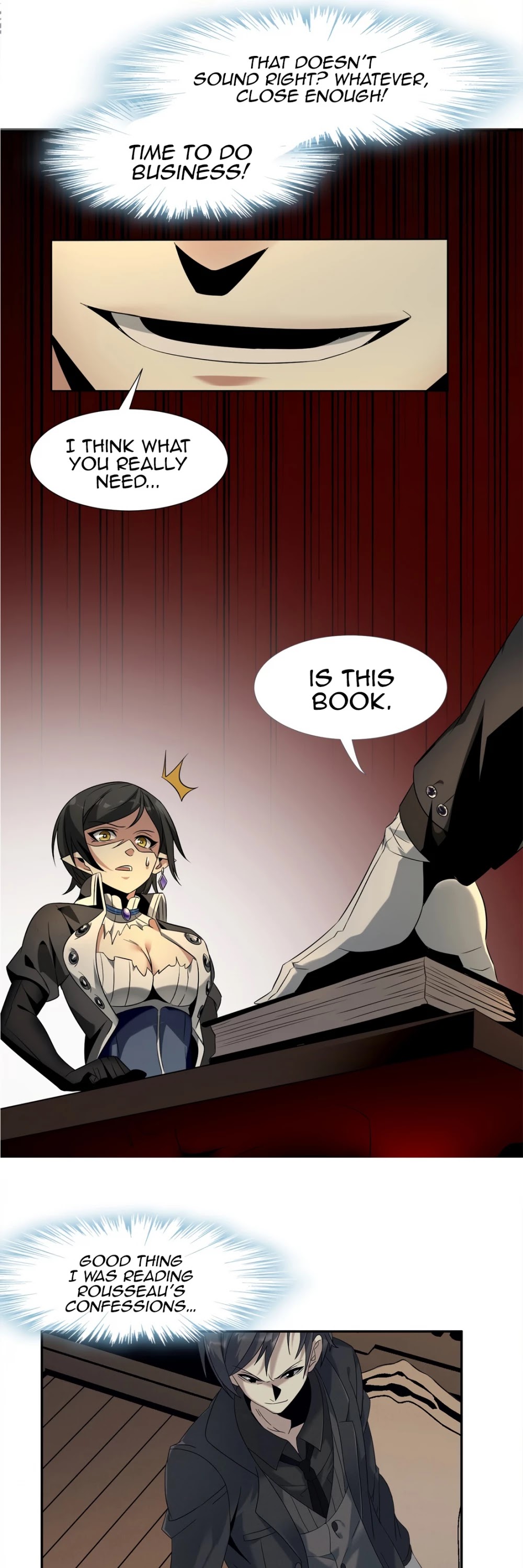 I'm Really Not the Evil God's Lackey Chapter 1 page 45 - Chapter 1: Visitor On a Rainy Night