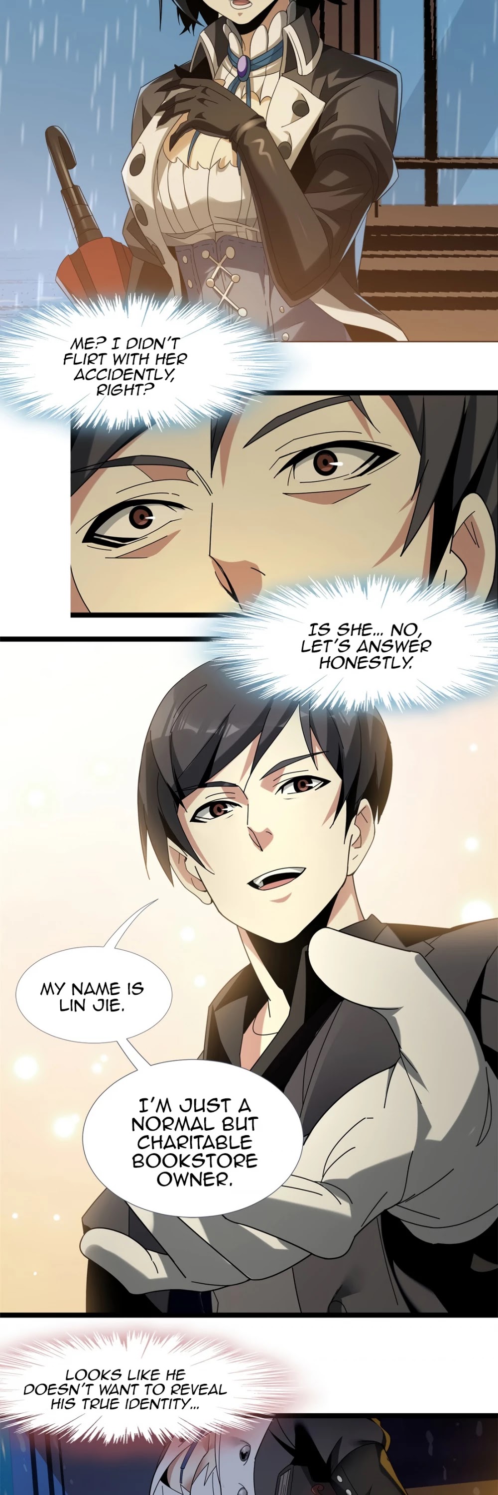 I'm Really Not the Evil God's Lackey Chapter 1 page 69 - Chapter 1: Visitor On a Rainy Night