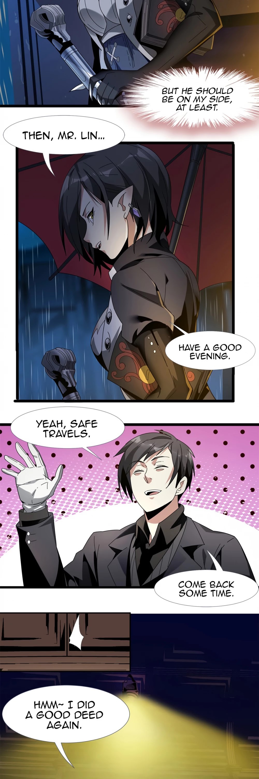 I'm Really Not the Evil God's Lackey Chapter 1 page 70 - Chapter 1: Visitor On a Rainy Night