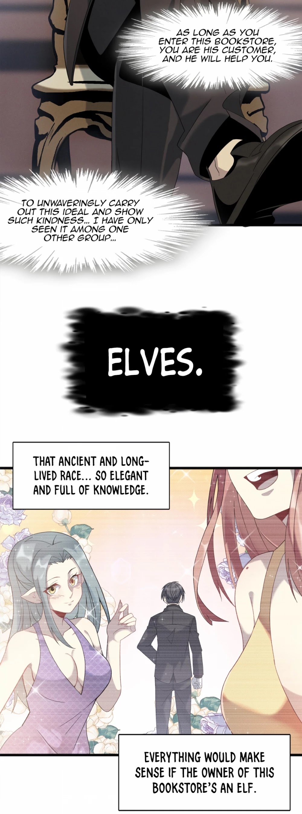 I'm Really Not the Evil God's Lackey Chapter 10 page 7 - Chapter 10: An Elf?