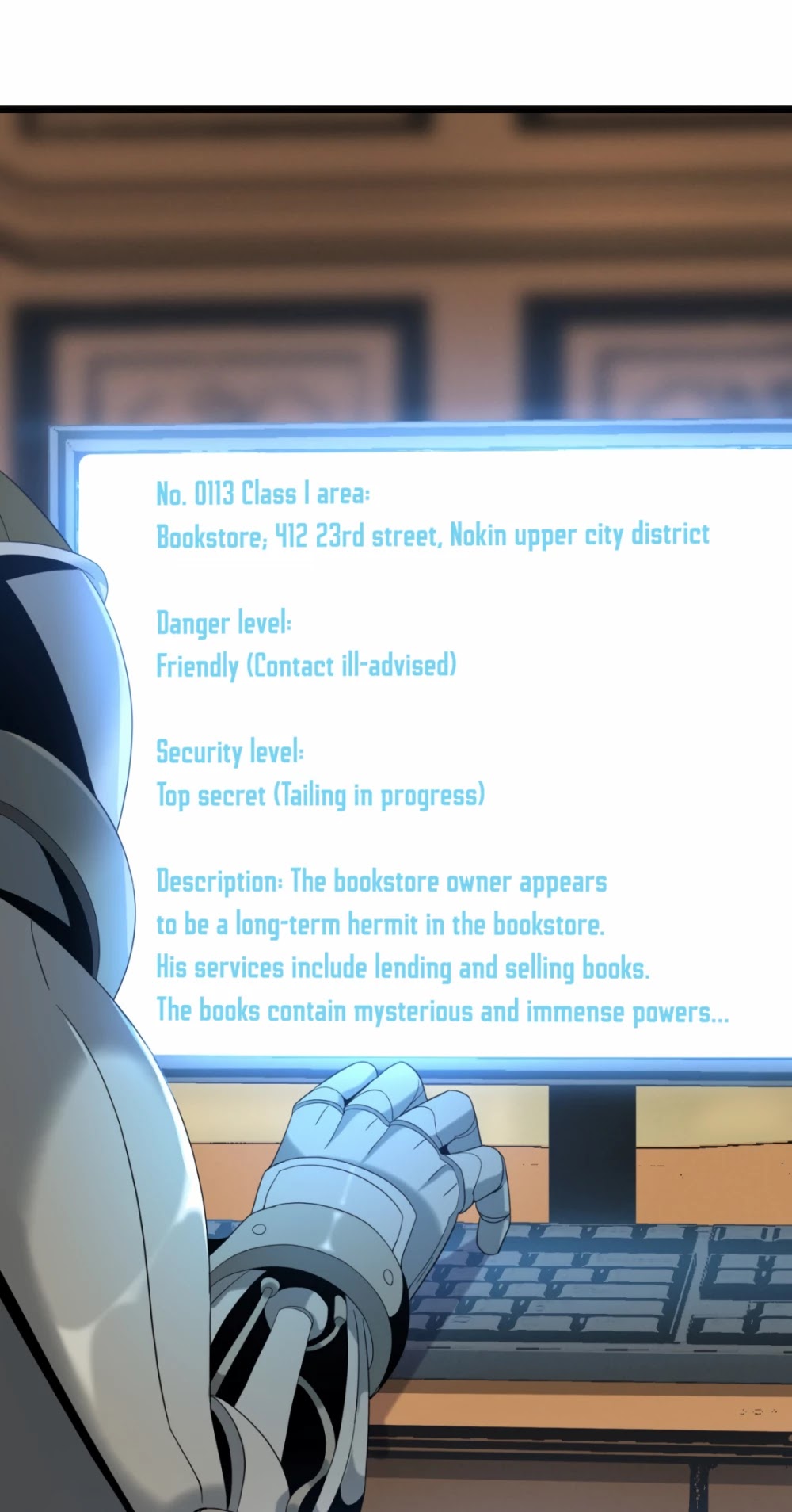 I'm Really Not the Evil God's Lackey Chapter 11 page 22 - Chapter 11: Class I File