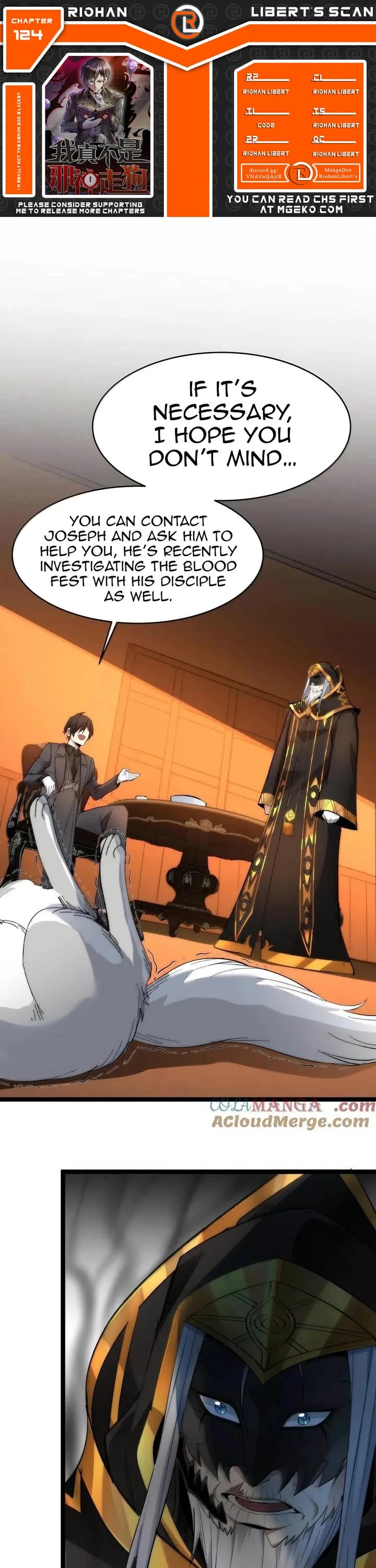I'm Really Not the Evil God's Lackey Chapter 124 page 1 - Chapter 124