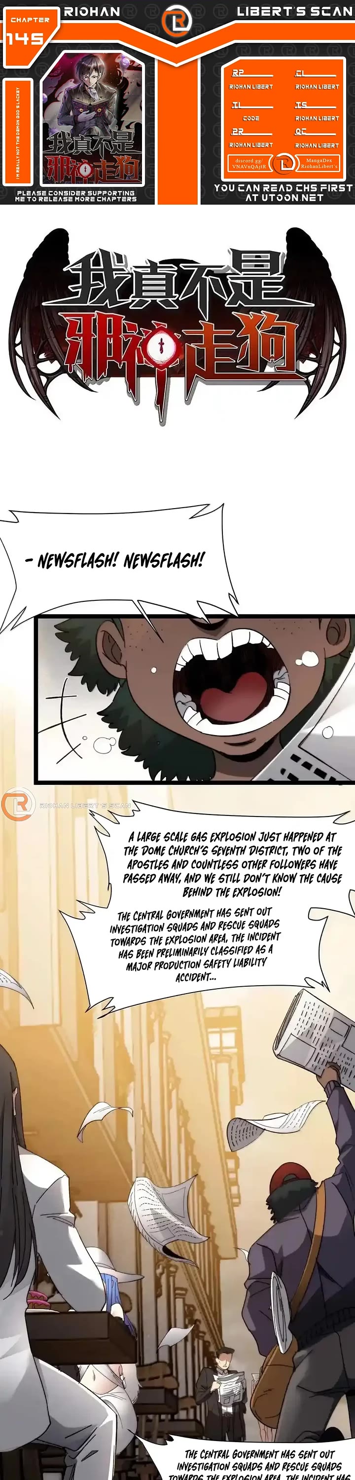 I'm Really Not the Evil God's Lackey Chapter 145 page 1 - Chapter 145