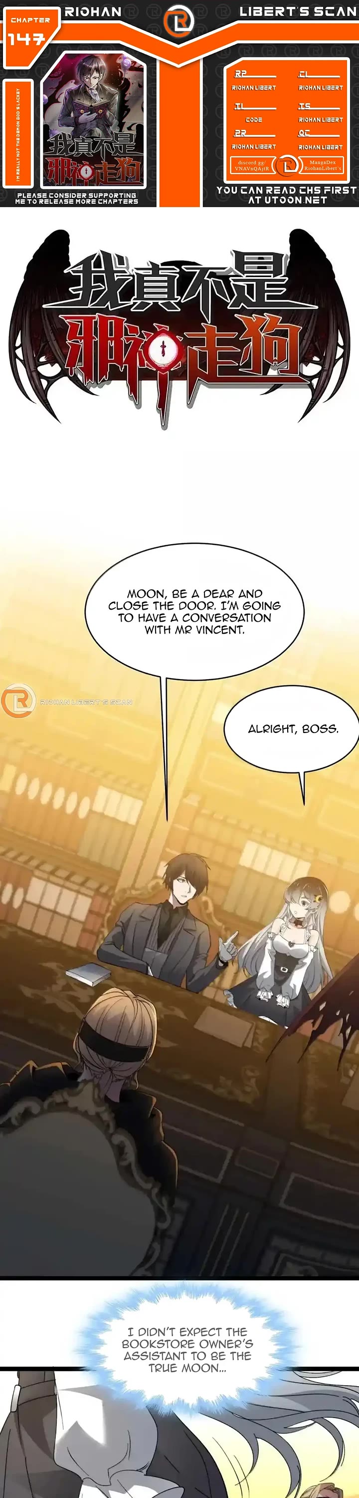 I'm Really Not the Evil God's Lackey Chapter 147 page 1 - Chapter 147