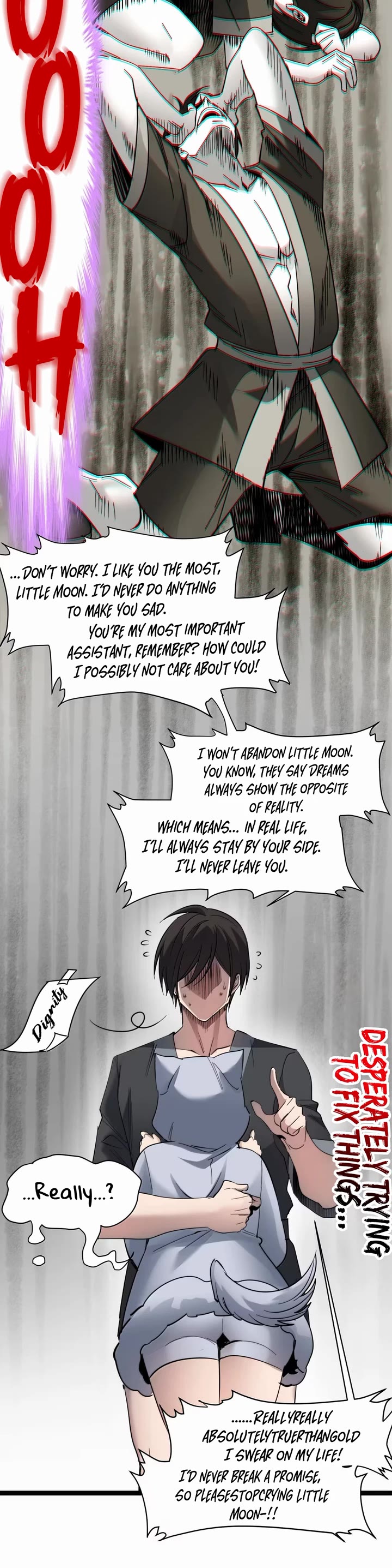 I'm Really Not the Evil God's Lackey Chapter 168 page 30 - Chapter 168: The Moon Dims Its Light For You (Part 2)
