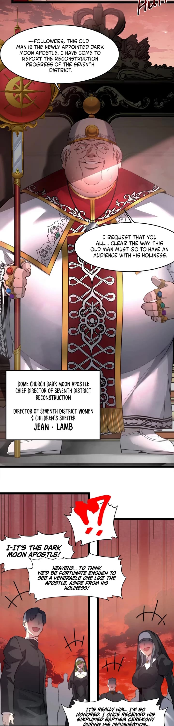 I'm Really Not the Evil God's Lackey Chapter 182 page 18 - Chapter 182: The New Dark Moon Apostle, Jean Lamb