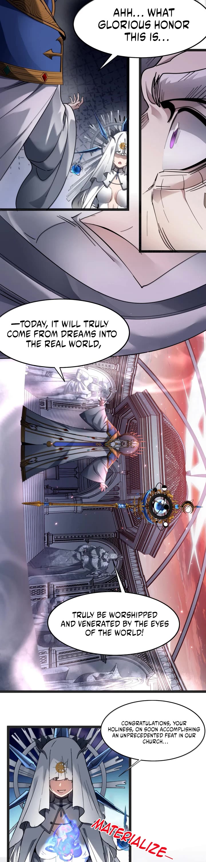 I'm Really Not the Evil God's Lackey Chapter 185 page 13 - Chapter 185: O Great One, Descend Upon Us... (Part 2)