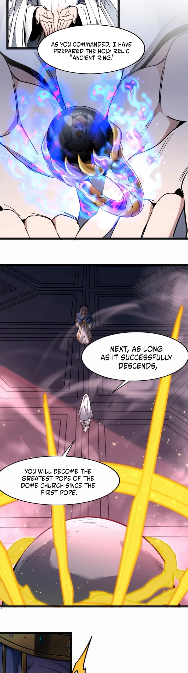 I'm Really Not the Evil God's Lackey Chapter 185 page 14 - Chapter 185: O Great One, Descend Upon Us... (Part 2)