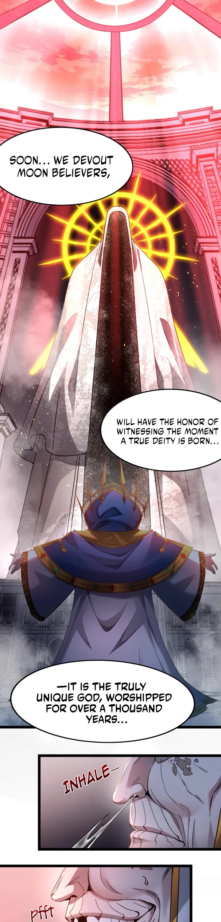 I'm Really Not the Evil God's Lackey Chapter 185 page 8 - Chapter 185: O Great One, Descend Upon Us... (Part 2)
