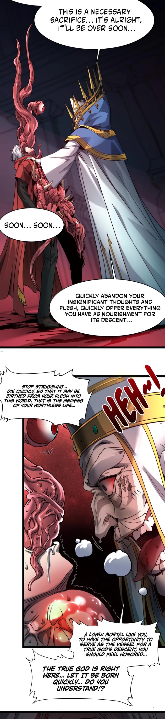 I'm Really Not the Evil God's Lackey Chapter 186 page 14 - Chapter 186: There Is No God Here