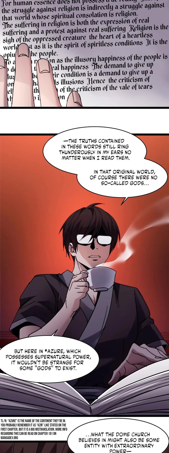 I'm Really Not the Evil God's Lackey Chapter 186 page 33 - Chapter 186: There Is No God Here