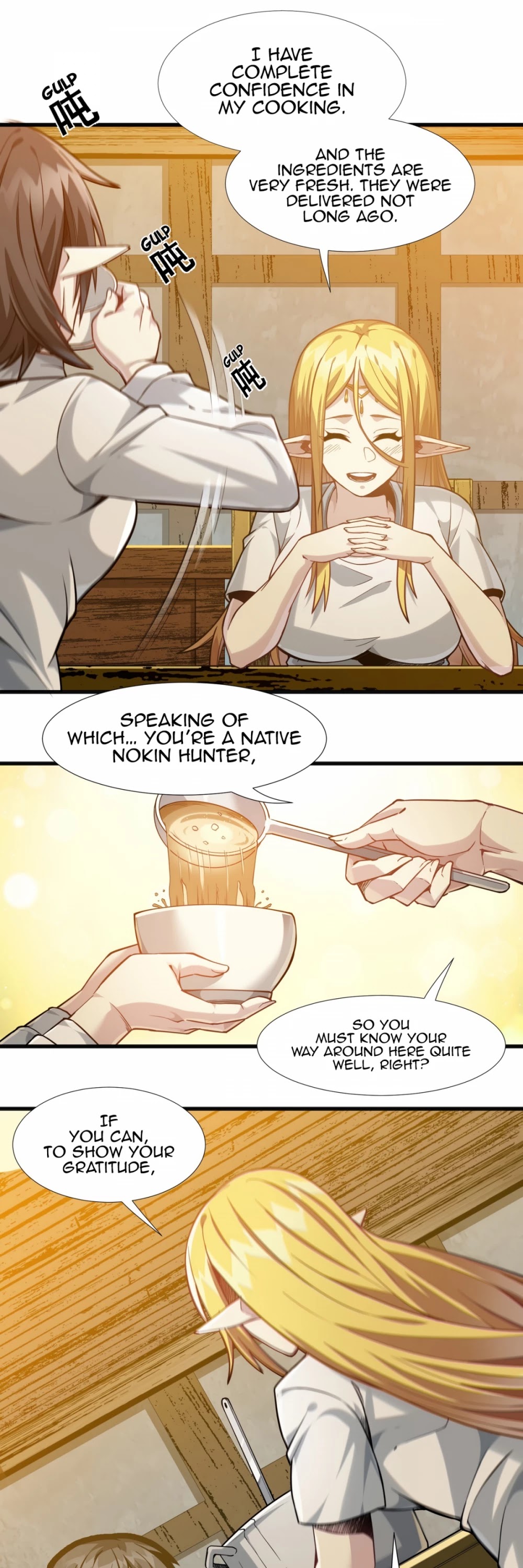 I'm Really Not the Evil God's Lackey Chapter 19 page 35 - Chapter 19: Elf Doris