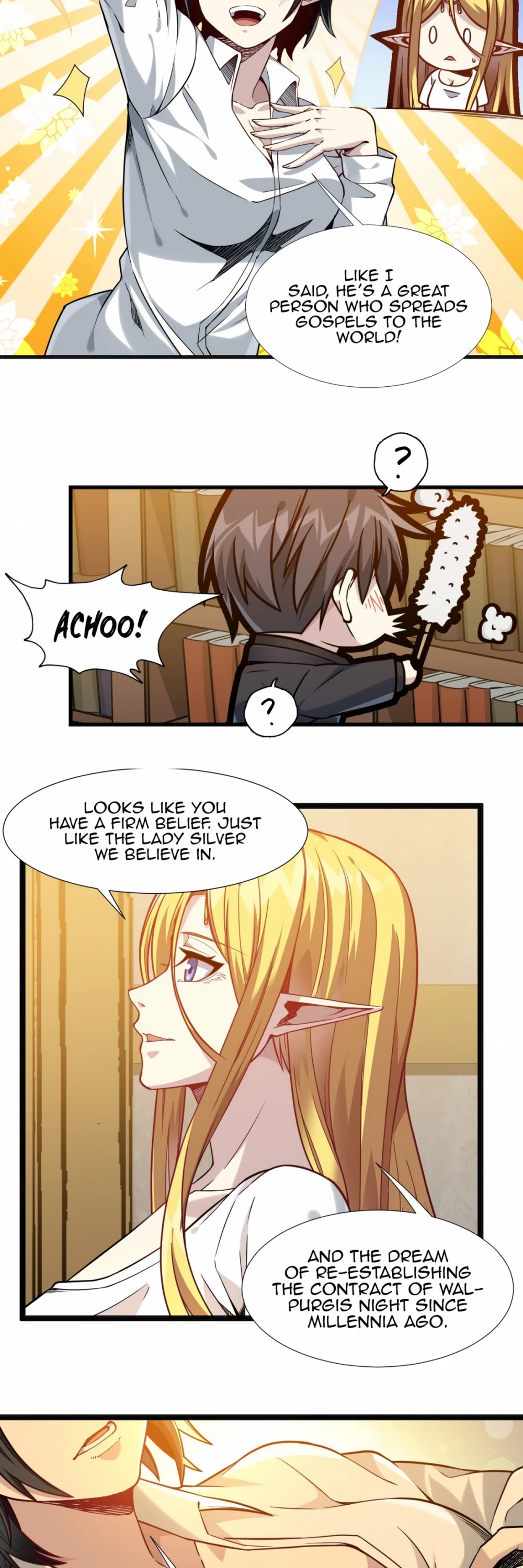 I'm Really Not the Evil God's Lackey Chapter 19 page 40 - Chapter 19: Elf Doris