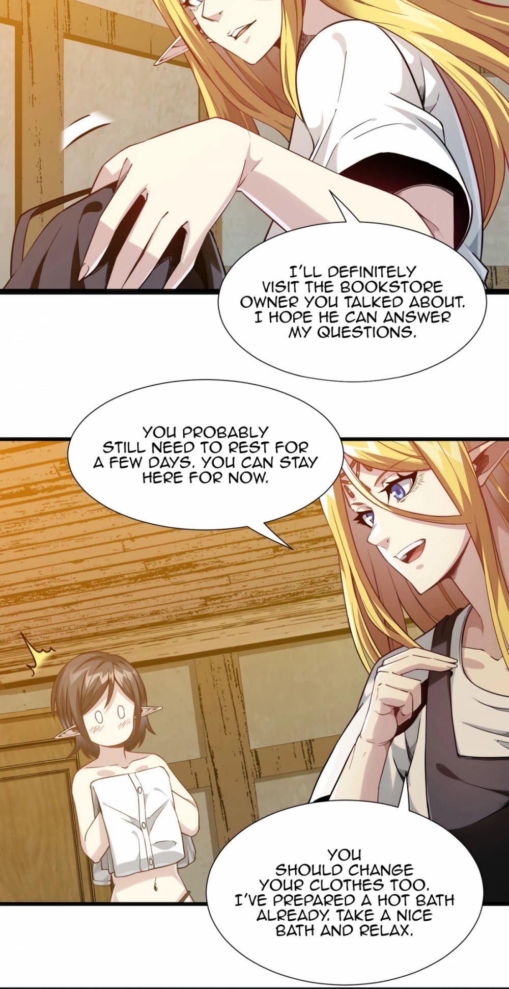I'm Really Not the Evil God's Lackey Chapter 19 page 44 - Chapter 19: Elf Doris