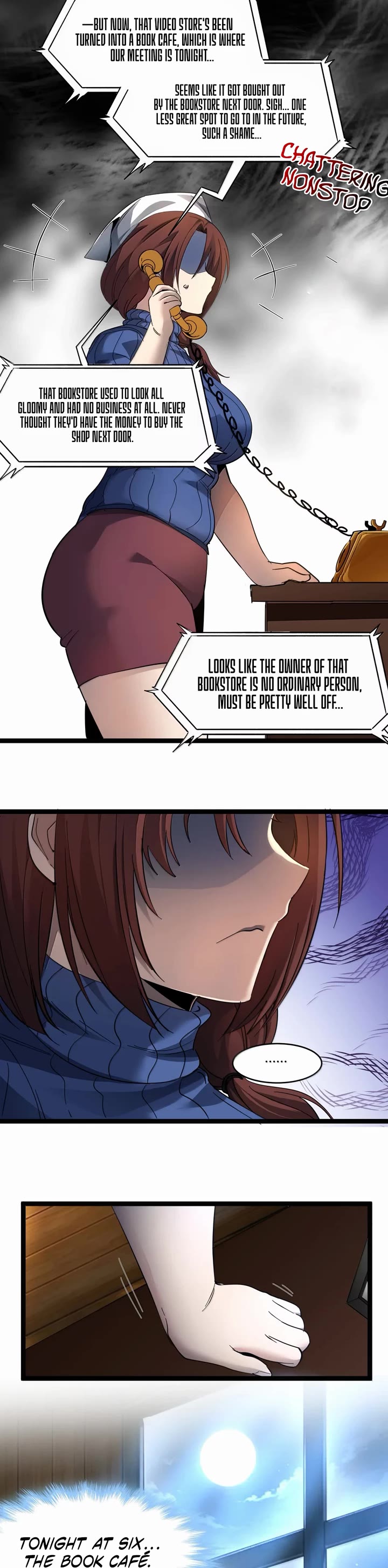 I'm Really Not the Evil God's Lackey Chapter 190 page 10 - Chapter 190: Tonight, Meet at the Book Café
