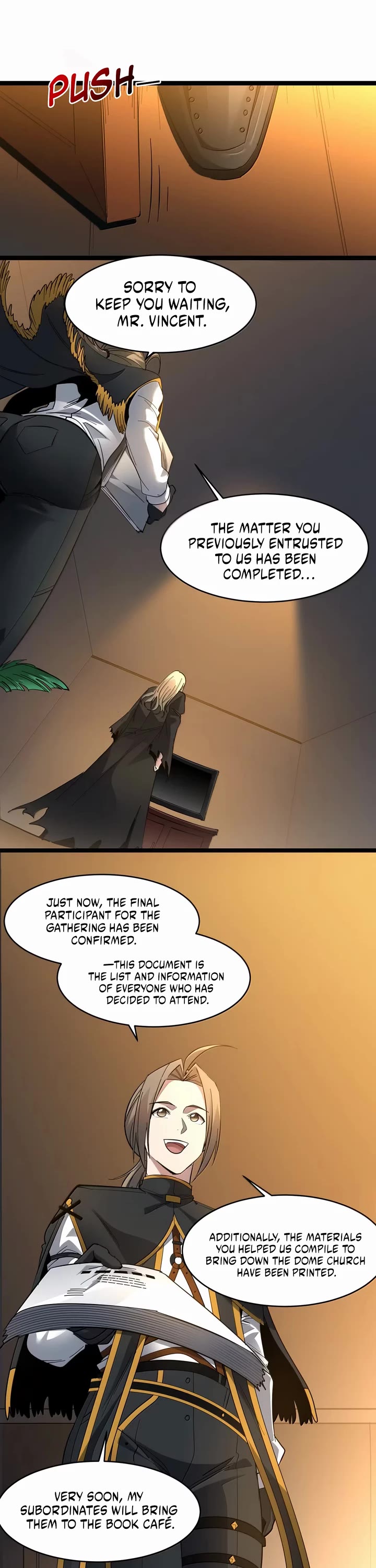 I'm Really Not the Evil God's Lackey Chapter 190 page 26 - Chapter 190: Tonight, Meet at the Book Café