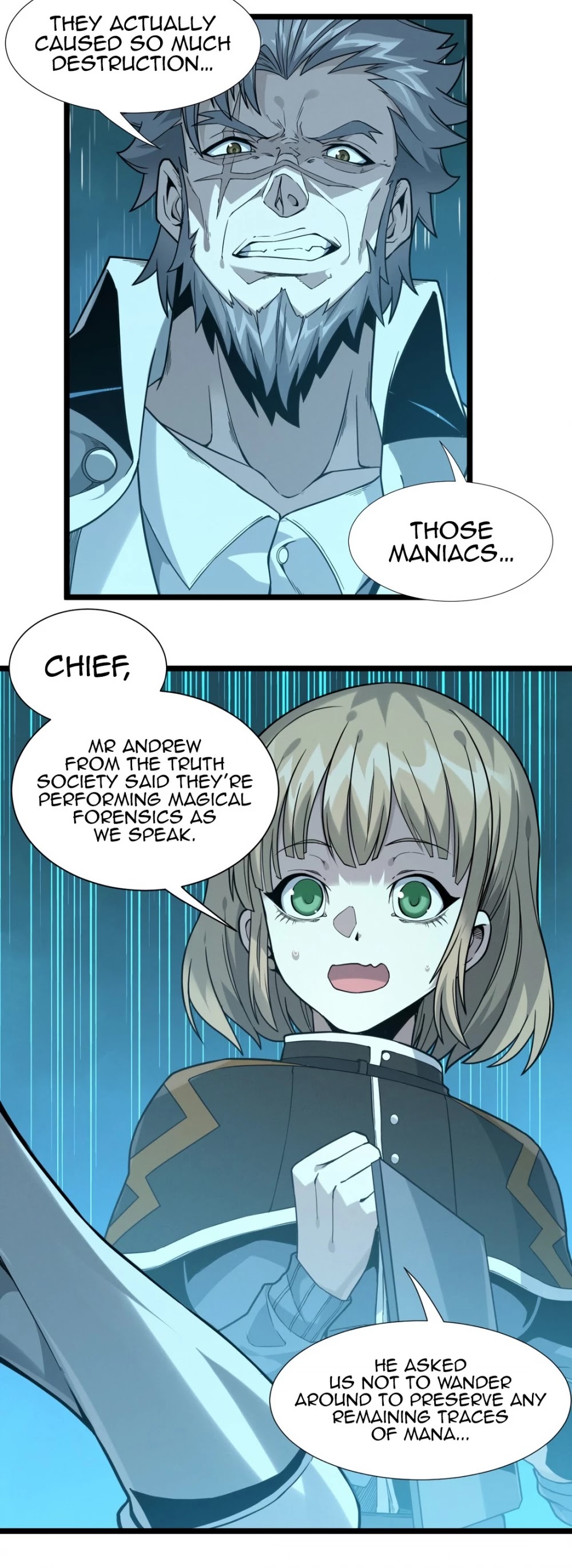 I'm Really Not the Evil God's Lackey Chapter 26 page 3 - Chapter 26: The Iris and the Truth Society