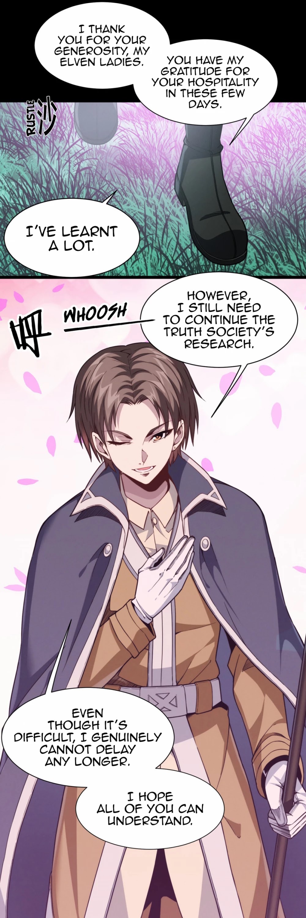 I'm Really Not the Evil God's Lackey Chapter 27 page 4 - Chapter 27: Let Him Be Our Eyes