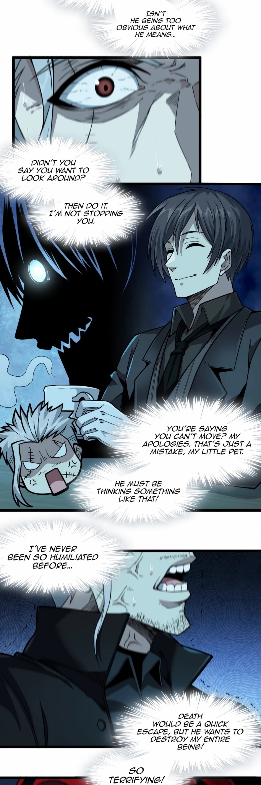 I'm Really Not the Evil God's Lackey Chapter 28 page 43 - Chapter 28: Destroy My Entire Being