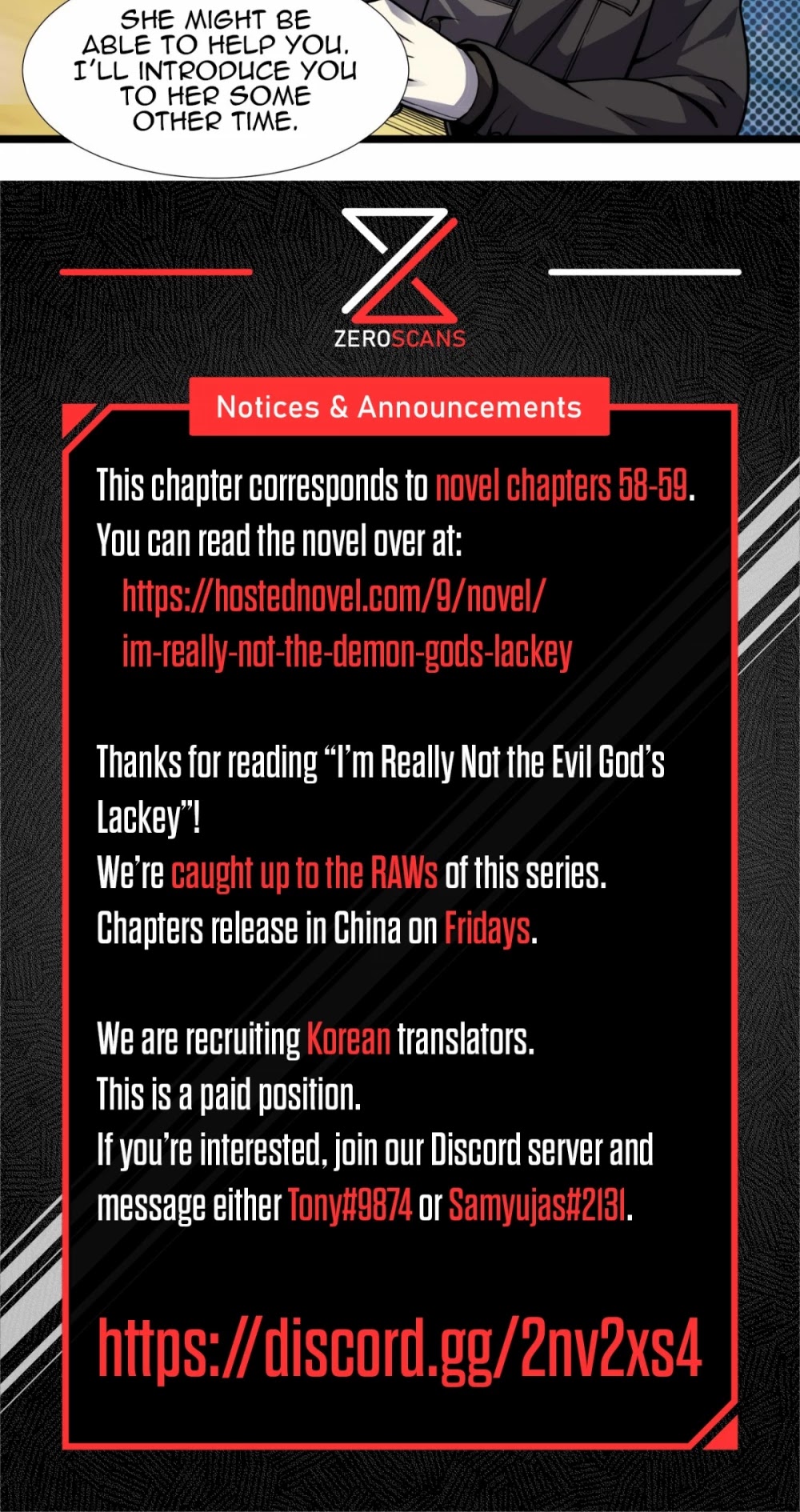 I'm Really Not the Evil God's Lackey Chapter 29 page 68 - Chapter 29: I’m Great at Opening Up Others’ Hearts