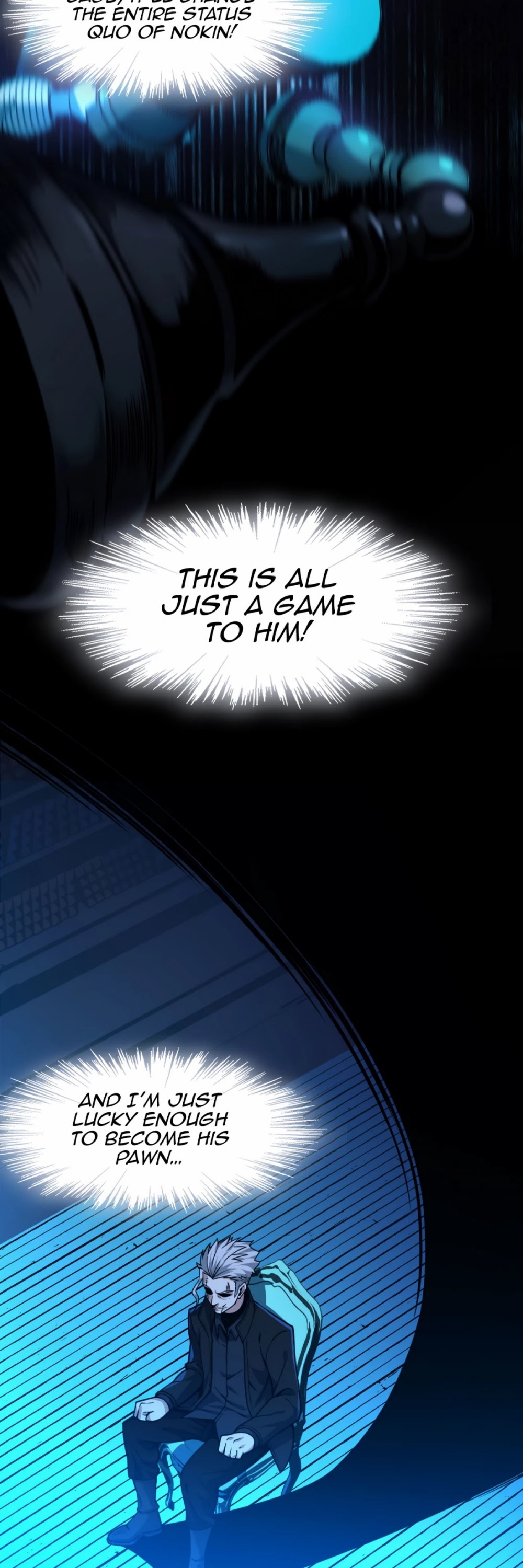 I'm Really Not the Evil God's Lackey Chapter 30 page 35 - Chapter 30: He’s Just Playing a Game!