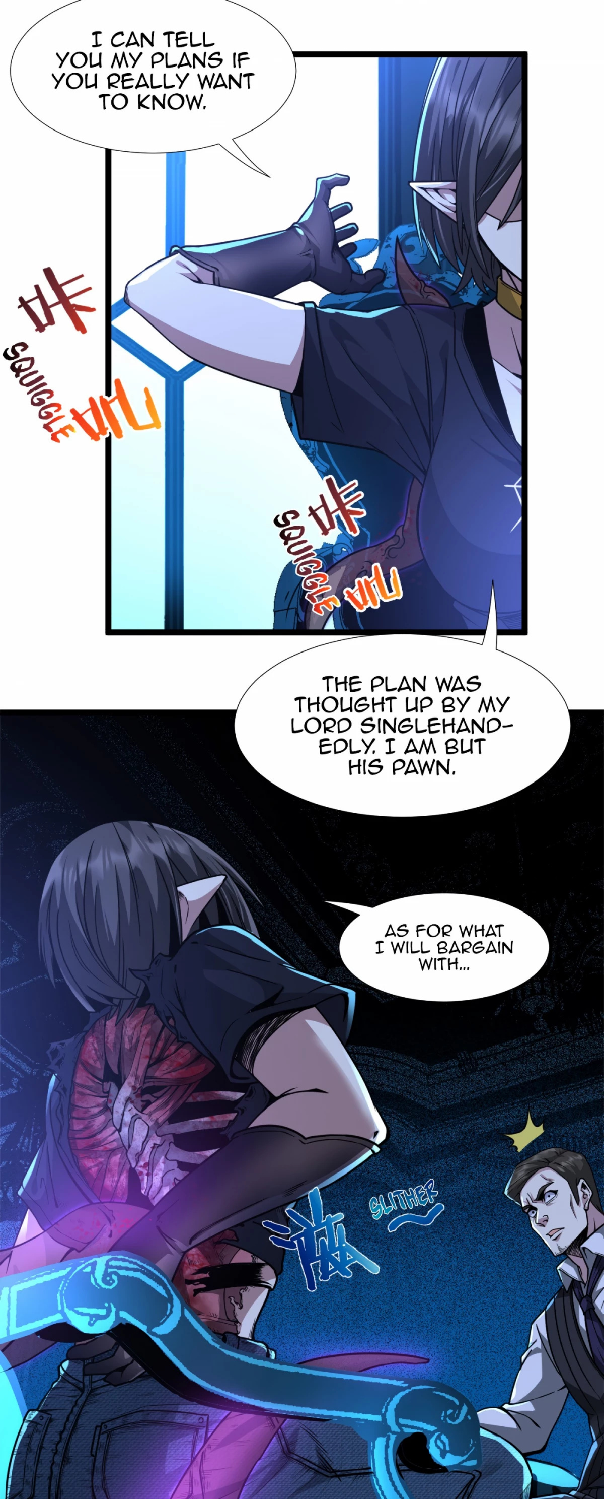 I'm Really Not the Evil God's Lackey Chapter 31 page 68 - Chapter 31: Flesh Gospel