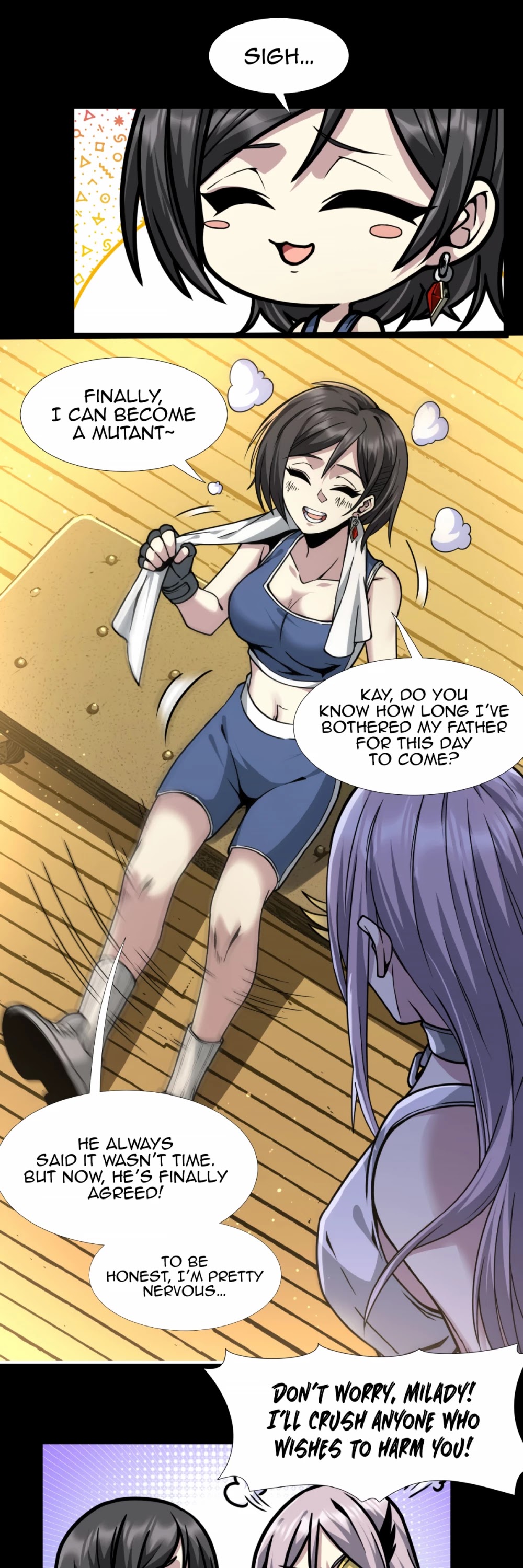 I'm Really Not the Evil God's Lackey Chapter 32 page 24 - Chapter 32: He's Changed You a Lot
