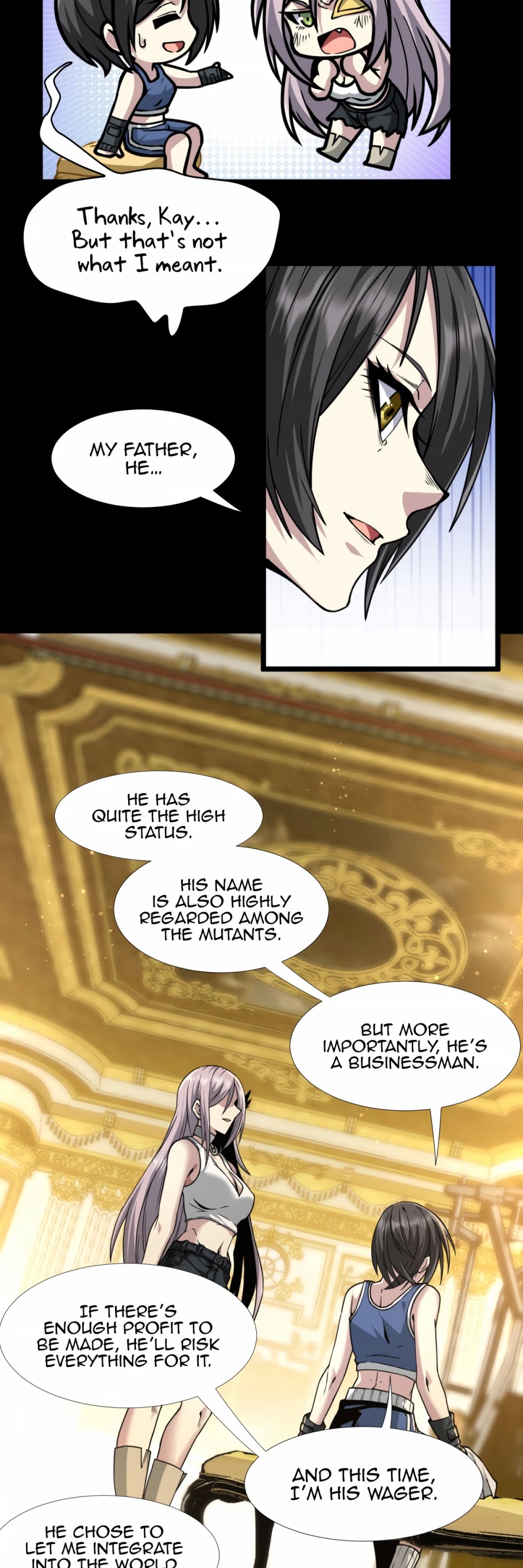 I'm Really Not the Evil God's Lackey Chapter 32 page 25 - Chapter 32: He's Changed You a Lot
