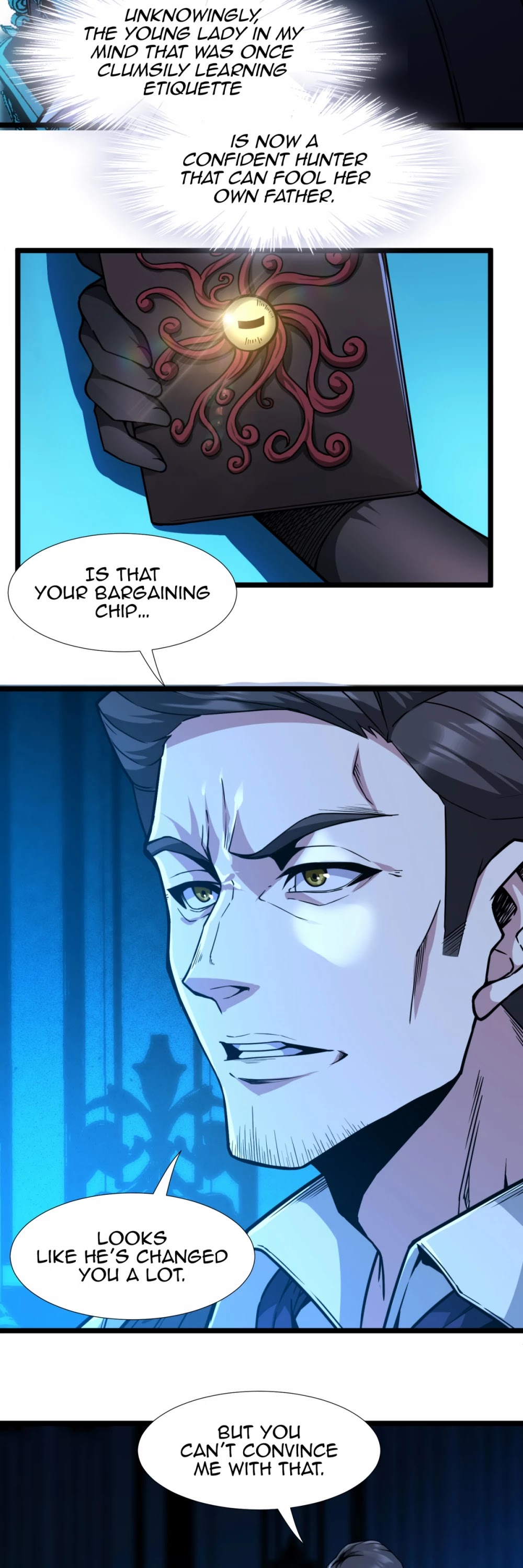 I'm Really Not the Evil God's Lackey Chapter 32 page 46 - Chapter 32: He's Changed You a Lot