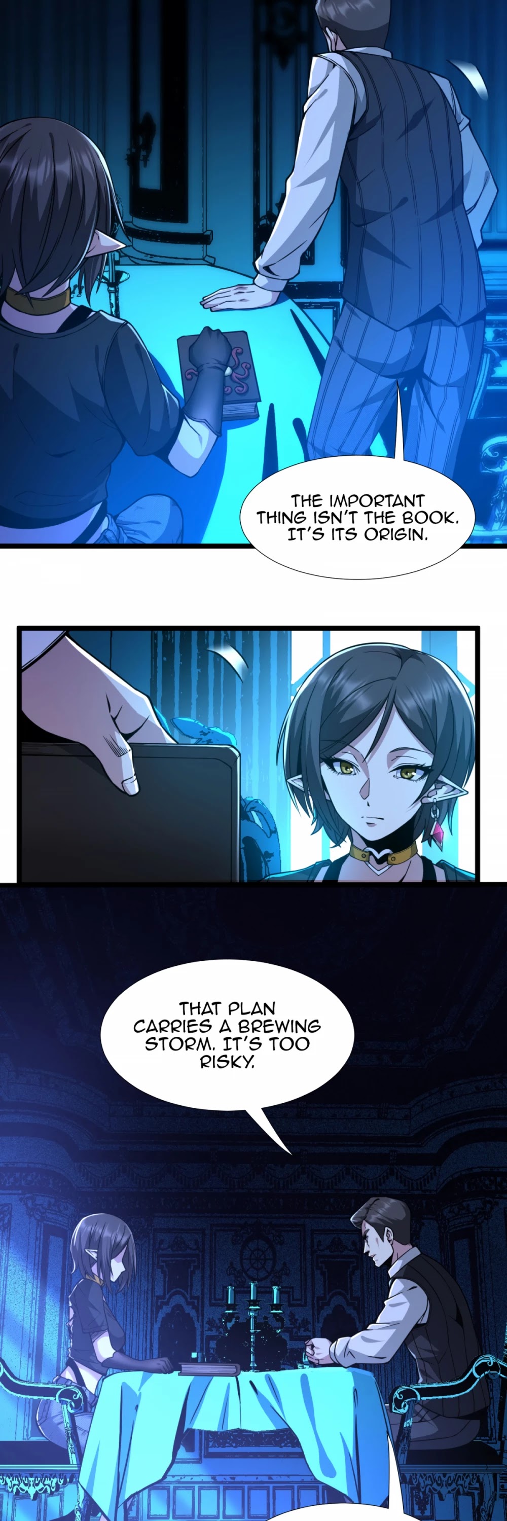I'm Really Not the Evil God's Lackey Chapter 32 page 47 - Chapter 32: He's Changed You a Lot